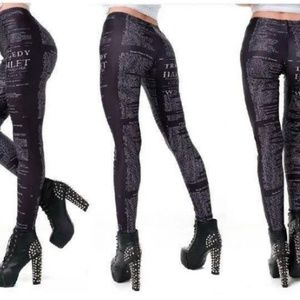 Lotus Leggings Shakespeare black